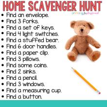 Home Scavenger Hunt